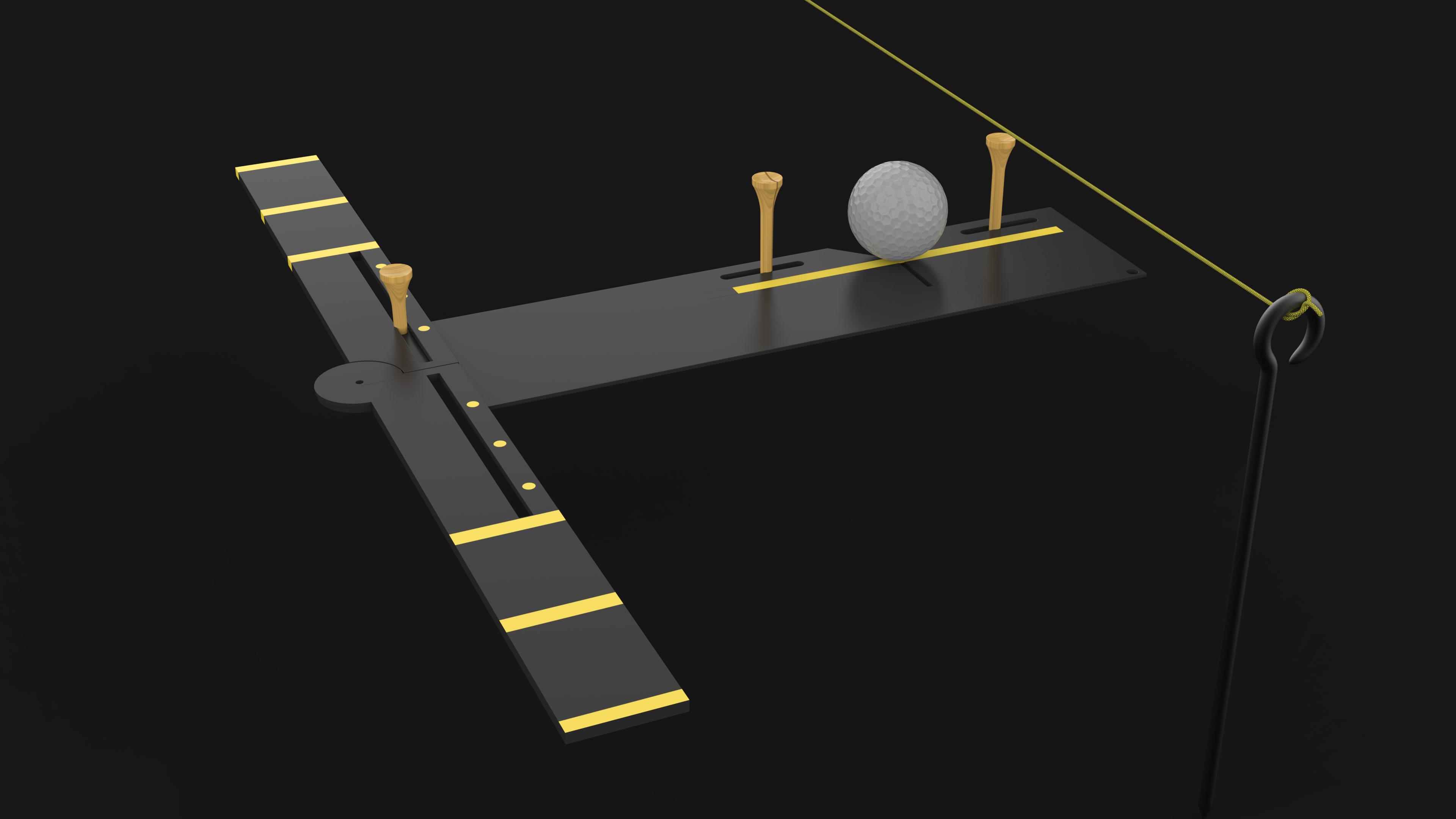 Dial In golf putting aid with alignment and mirror system golf tower